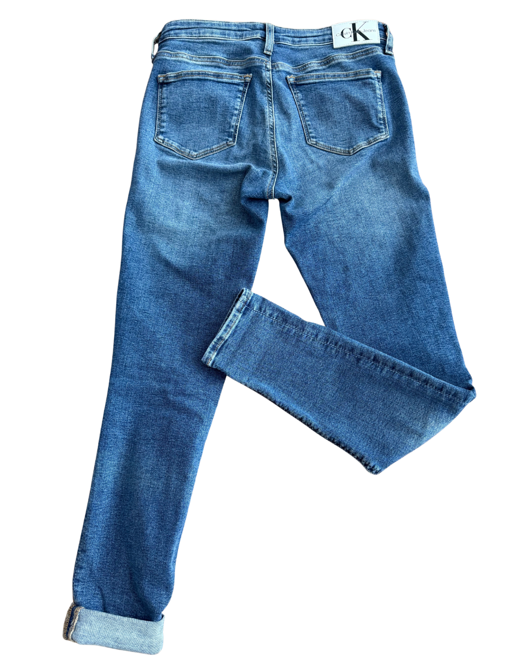 Calvin Klein Damen Jeans – Blau, Größe 26, Schmale Passform