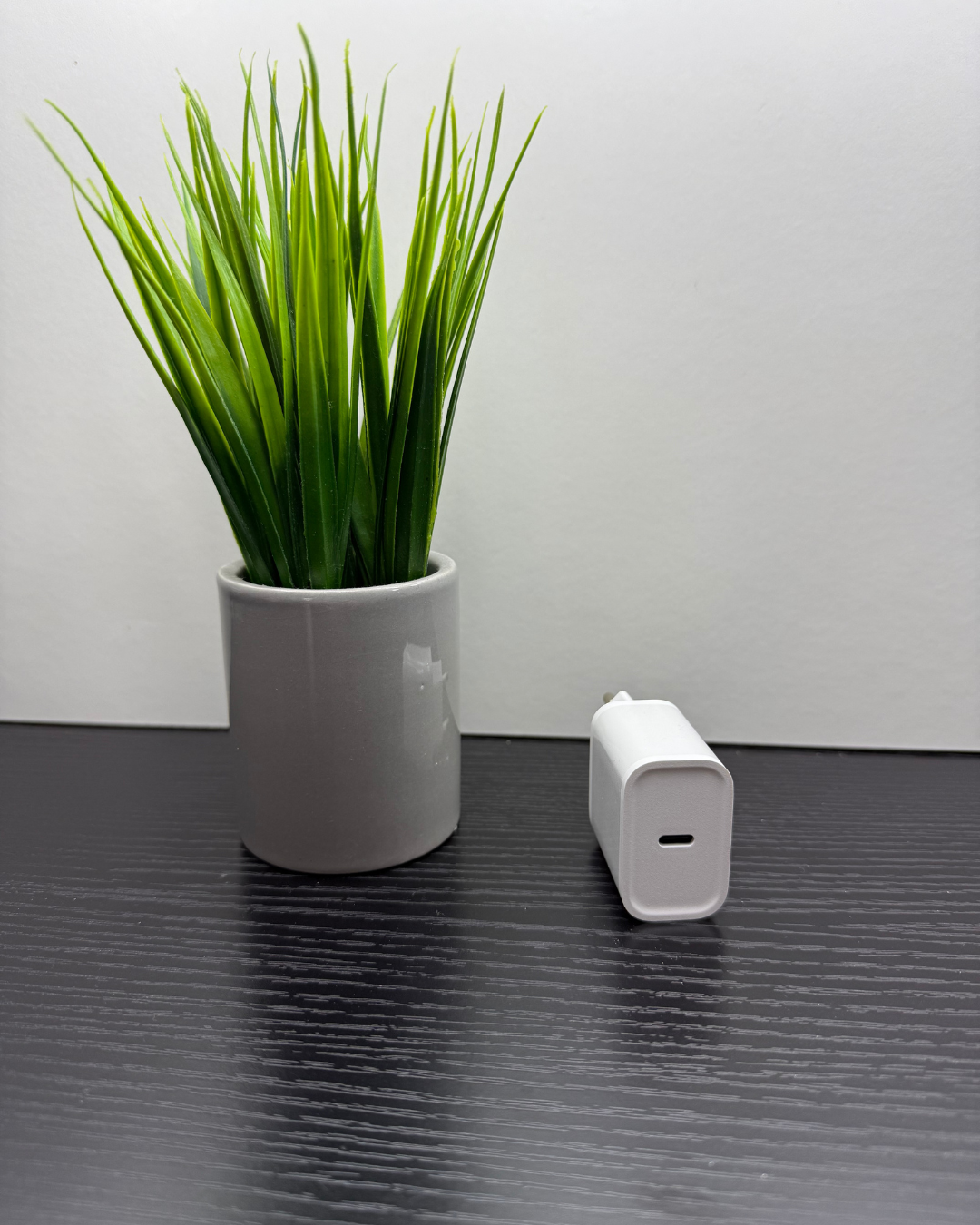 USB-C Schnellladeadapter – Weiß, 100–240V